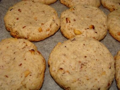 Ореховое печенье песочное